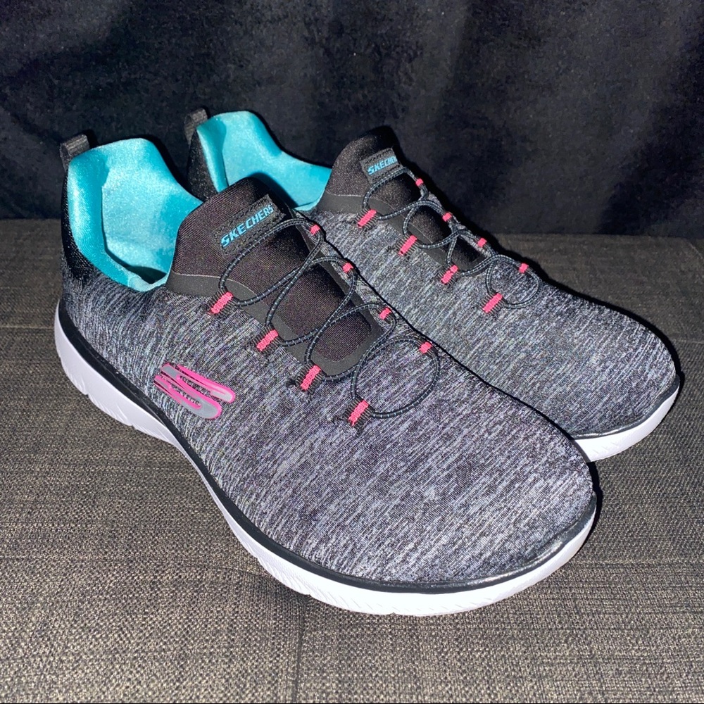 Sketchers Wide Fit Memory Foam Sneakers (9)